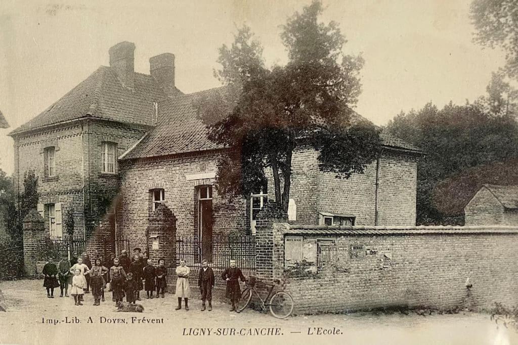 Gite De L'Ancienne Ecole Et Mairie Ligny-sur-Canche Exteriér fotografie