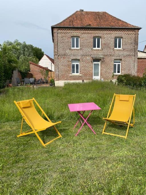 Gite De L'Ancienne Ecole Et Mairie Ligny-sur-Canche Exteriér fotografie